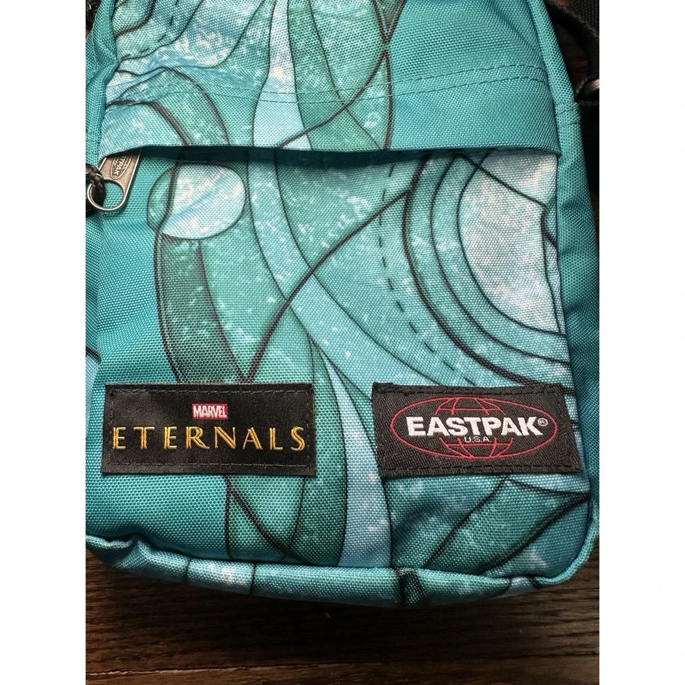 Eastpak X Marvel Eternals Crossbody Bag Teal Mini Nylon Shoulder Comics Movie